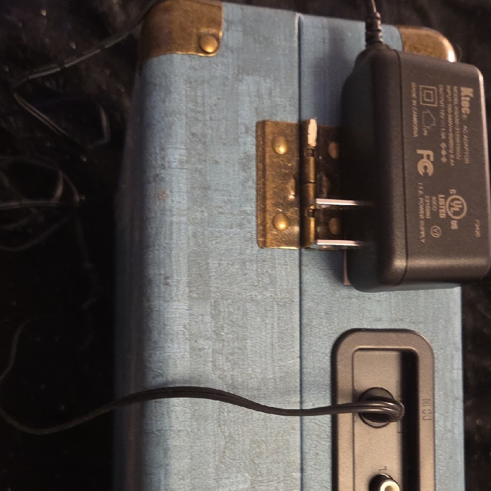Black Portable Turntable - Picture 9 of 9